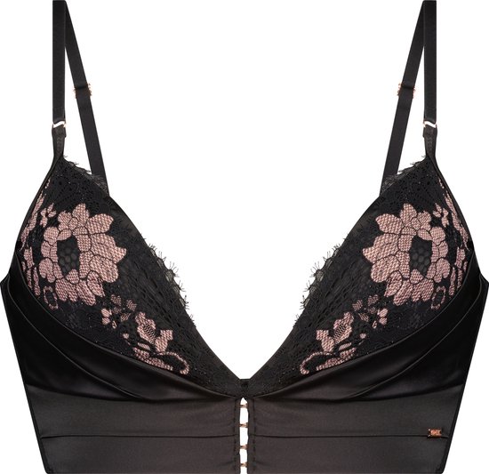 Hunkemöller Dames Lingerie Bralette Daphne - Zwart - maat S