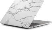 MacBook case van By Qubix - MacBook Pro 15 Inch Touchbar (A1707 / A1990) Case - Marble grijs