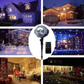 LED Sneeuwval Verlichting, Kerst Projector Verlichting, Kerstversiering Binnen Buiten Waterdichte Roterende Sneeuwvlok Landschaps Lamp, Met Afstandsbediening Verlichting