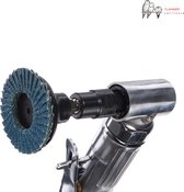 Flanner® Pneumatische polijst en slijp machine 20.000 rpm met 4 slijpschijven - haakse slijper - perslucht -