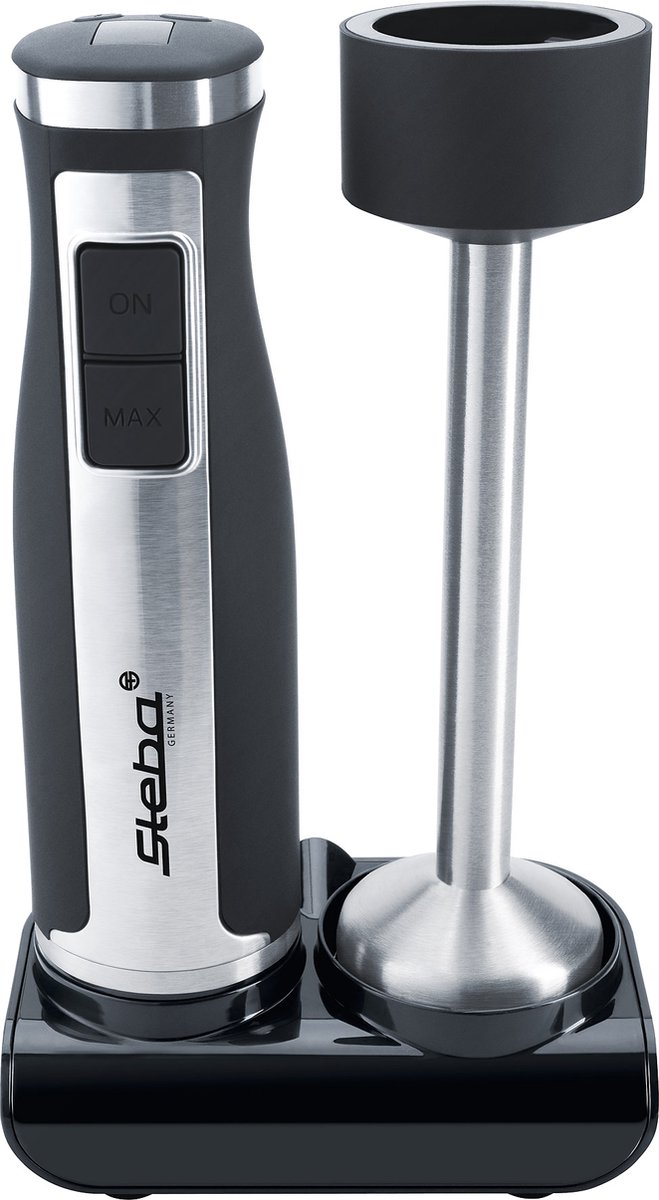 Steba MX40 - Staafmixer + Hakmolen + Garde + Pureerstaaf - incl 4 verschillende messen - 700W - RVS - BPA vrij van Steba — afbeelding 3