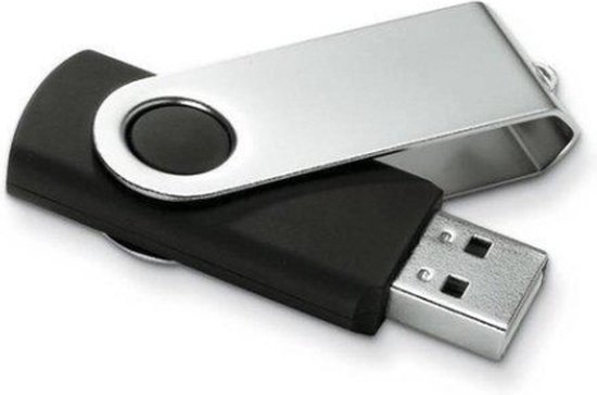 Clé USB 128 Go- Flash Drive- Zwart- Noir-Sac de rangement-Sac de
