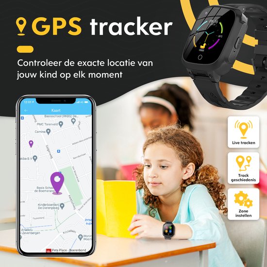 OHOME® Smartwatch kinderen GPS Horloge Kind Kinder Smartwatch 4G