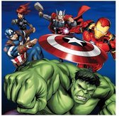 Marvel Kussen Avengers Junior 40 X 40 Cm Polyester Donkerblauw