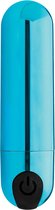 10X Vibrating Metallic Bullet - Blue