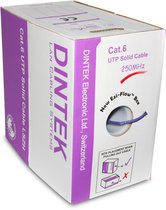 DINTEK - 305m kabel - CAT6 - U/UTP LSZH kabel - Eca - violet - 1101-04051