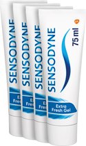 Sensodyne Extra Fresh Gel tandpasta voor gevoelige tanden 4 X 75 ML