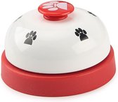HMerch™ Hondenbel speeltje voor je hond - Bel voor honden - Hondentraining - Wit Rood - Hondencadeau