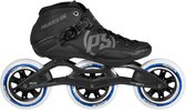 Powerslide Finale 125 Skeeler Inlineskates - Maat 45 - Unisex - zwart - grijs