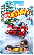 Hot Wheels Kerst Auto Rennen Rig - Kerstuitvoering - Die Cast - 7 cm