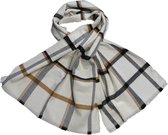 Jessidress® Luxe Sjaals Elegante Dames Wintersjaal Omslagdoek 200 x 74 cm - Wit