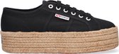 Superga 2790 Rope Lage sneakers - Dames - Zwart - Maat 37