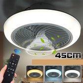 Loft Home | Smart ventilator | Met Verlichting | Afstandsbediening | Dimbaar | Verstelbaar | Plafond | Zwart | Lamp | LED