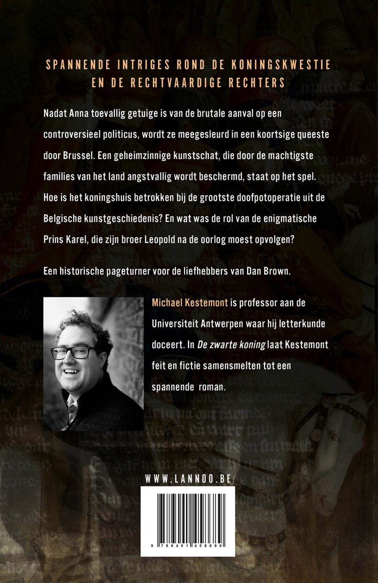 De zwarte koning - back cover