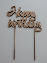 Taarttopper Happy Birthday - Verjaardag