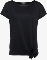 TwoDay dames shirt met knoop - Zwart - Maat M