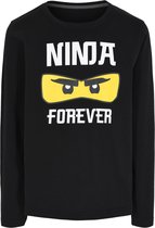 Lego Wear Longsleeve Ninjago Forever zwart - maat 140