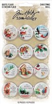 Idea-ology Tim Holtz Christmas Quote Flair (TH94196)