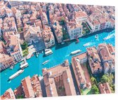Eiland van Venetië en Venetiaanse lagune van boven - Foto op Plexiglas - 60 x 40 cm