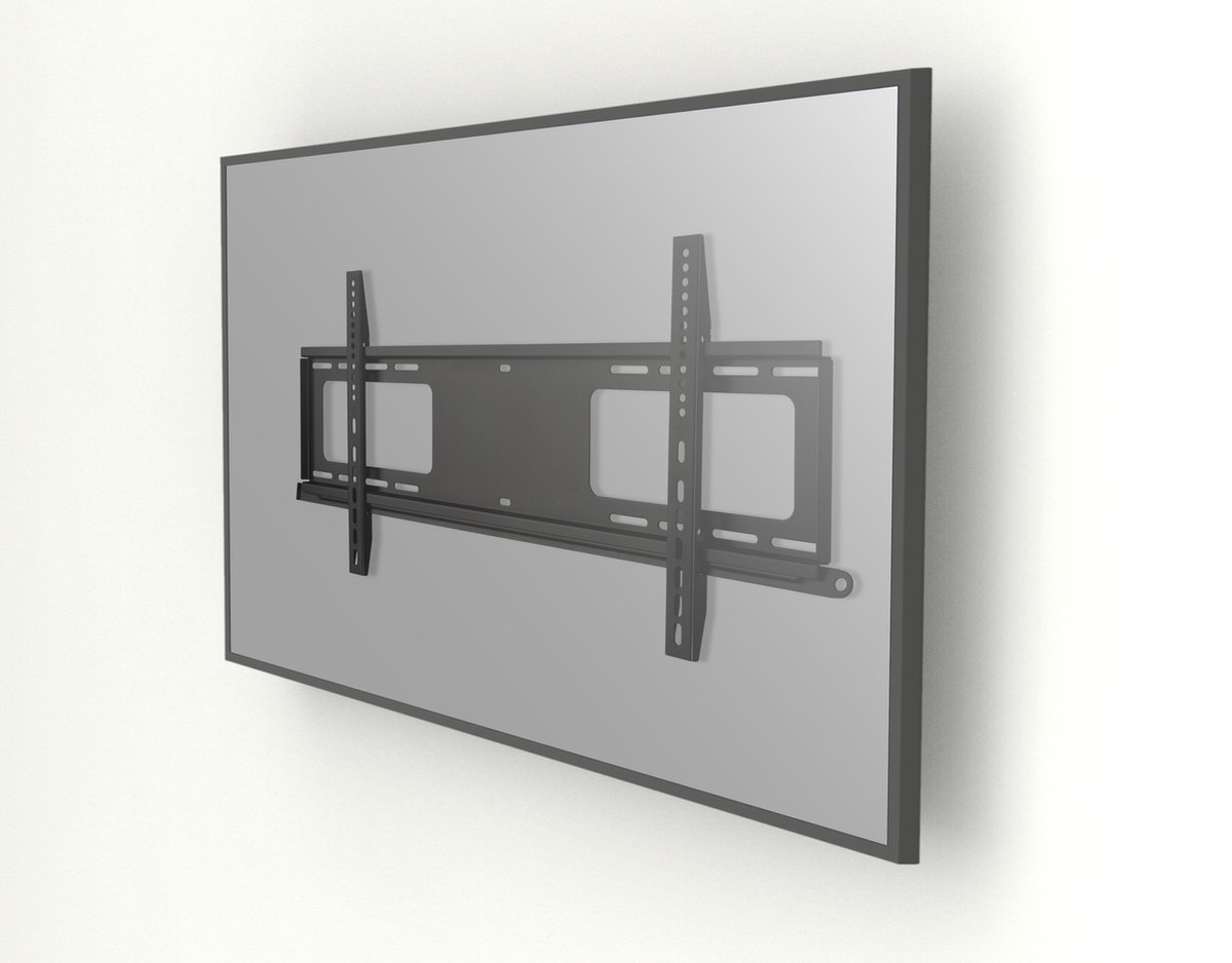 Cavus WMF006 Tv Muurbeugel Ultra Slim XL - Vaste Ophangbeugel voor 43 - 100 Inch Tv t/m 80 Kg - Heavy Duty