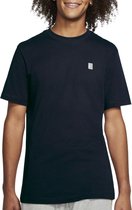 Nike Court Sportshirt - Maat M  - Mannen - navy