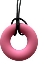 Bijtketting-Kauwketting-Basic Ring- Subtiel-Roze