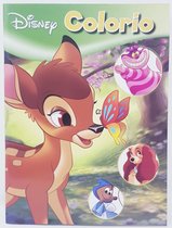 DISNEY COLORIO KLEURBOEK - BAMBI - ASSEPOESTER - LADY EN DE VAGEBOND