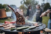 Gietijzeren rooster 30cm voor bbq schijf