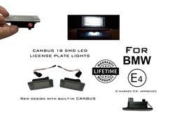 LED Kentekenverlichting set voor BMW 1 serie E82 Coupe E88 Cabrio 2 serie F22 F23 F45 F46 3 serie E46 M3 CSL E90 E91 E92 E93 F30 F31 F35 GT F34 F80 F81 M3 4 serie F82 F83 M4 F32 F33 F36 5 serie E39 E60 E61 F10 F11 GT F07 G30 G31 G38 X1 E84 X1 F48