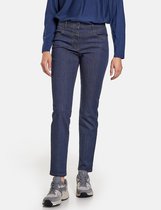 GERRY WEBER Dames Jeans met contrastnaden blue denim short use-46
