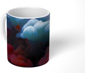 Mok - Paarse mist door rode en blauwe rook - 350 ML - Beker