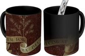 Magische Mok - Foto op Warmte Mok - Ginevra de' Benci keerzijde - Leonardo da Vinci - 350 ML