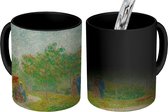 Magische Mok - Foto op Warmte Mokken - Koffiemok - Tuin met geliefden - Vincent van Gogh - Magic Mok - Beker - 350 ML - Theemok