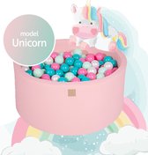 Mio Amore - ballenbakje rond Unicorn 90x40cm (incl. 250 ballen)