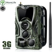 MoreLife | Wildcamera met Nachtzicht | Wildcamera met sensor | Wild Camera 3G | 3G Wild Life Camera | Nederlands besturingsysteem | Via SMS & Email | 16MP Foto en HD1080P Videokwaliteit 3G Wi