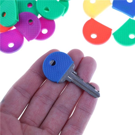 Couvre-clés en silicone de différentes couleurs - protège-clés - couvre-clés  - 32 pièces