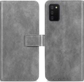 iMoshion Luxe Booktype Samsung Galaxy A03s hoesje - Grijs
