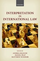 Boek cover Interpretation in International Law van Bianchi, Andrea
