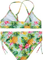 UBS2 Bikini met bloemen/ananasmotief