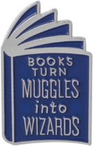 Pin ''muggles'' harry potter, wizards, magic, broche, kledingspeld