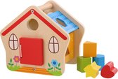 Mini matters houten speelgoed - vormenhuisje - sorteerhuisje - 10 m