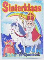 SINTERKLAAS KLEURBOEK MET STICKERS