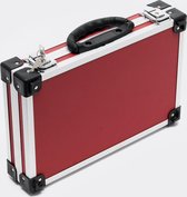Kofferset aluminium koffer aluminium kisten gereedschapskisten in zwart, blauw en rood. Alu koffers, opbergkoffers, vrij indeelbaar - Multistrobe