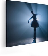 Artaza Toile Peinture Ballerine Silhouette - Ballet - 50x40 - Photo sur Toile - Impression sur Toile