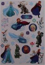 muurstickers Frozen 24 stuks