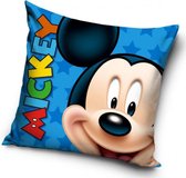 kussen Mickey 40 x 40 cm polyester blauw