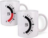 mok kleurveranderend 295 ml keramiek wit