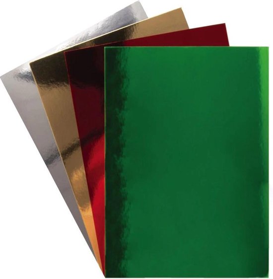 Noord West Verminderen waterbestendig Metallic papier | A4 formaat | Glimmend papier | 20 vellen | 5 kleuren |  Knutselen |... | bol.com