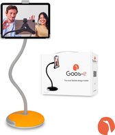 Goos-e flexibele iPad / tablethouder Compleet pakket (voet & tafelklem) - Oranje