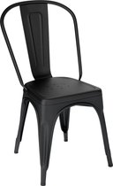 A stoel - indoor - zwart mat